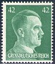 Germany - 1945 - Personajes - 42 Pfennig - Verde - Characters, Hitler - Scott 529 - Adolf Hitler - 0